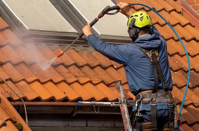 Démoussage et hydrofuge de toiture à Saint-Pierre-le-Vieux